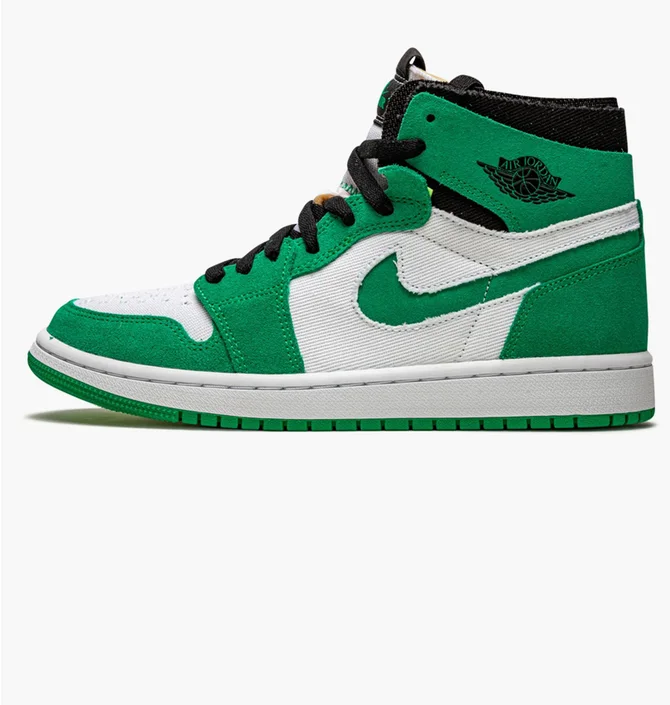 Кроссовки мужские Air Jordan 1 High Zoom Cmft White/Green CT0978-300