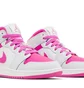 Кросівки дитячі Air Jordan 1 Mid Gs White/Pink FD8780-500