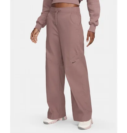 Штаны женские Nike Sportswear Essentials Woven High-Rise Pants Brown FB8284-208