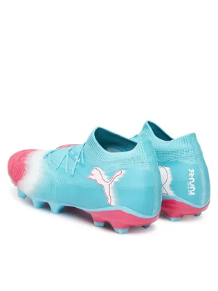 Бутси чоловічі Puma 8 Match Re-Charge Light Blue/Red 108759-01
