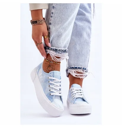 Кеди жіночі Lee Cooper Light Blue LCW23311782LA