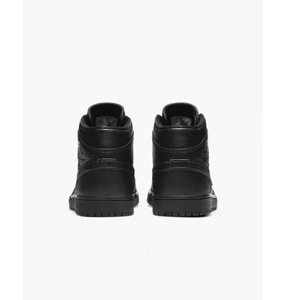 Кроссовки мужские Air Jordan 1 Mid Triple Black 554724-091
