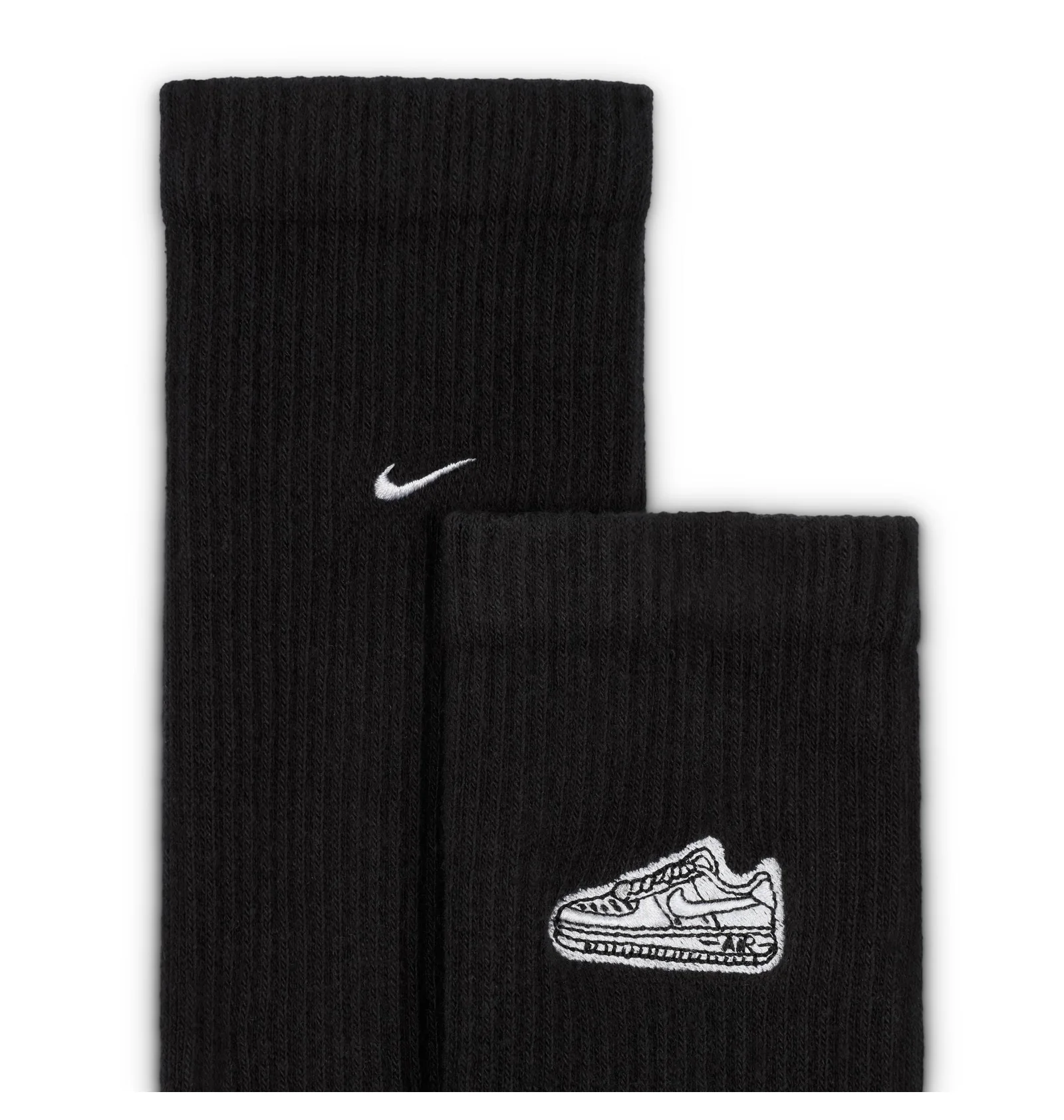 ᐉ Шкарпетки унісекс Nike Everyday Plus Cushioned Crew Socks Black