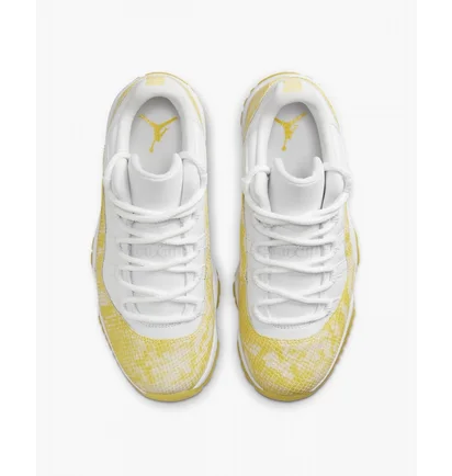 Кросівки жіночі Air Jordan Air 11 Retro Low White/Yellow AH7860-107