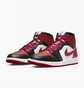 Кросівки жіночі Nike Air Jordan 1 Mid Red/White Bq6472-079