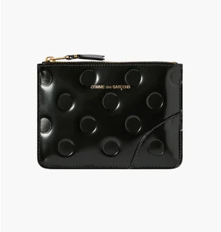 Кошелек женский Comme des Garcons Polka Dots Embossed Black SA8100NE