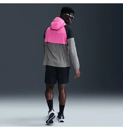 Ветровка мужская Nike Running Grey/Pink HV6521-675