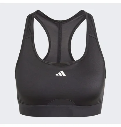 Топ женский Adidas Powerreact Training Medium-Support Bra Black HS7448