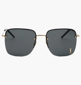 Сонцезахисні окуляри жіночі SAINT LAURENT Grey/Gold SL-312M-013-58
