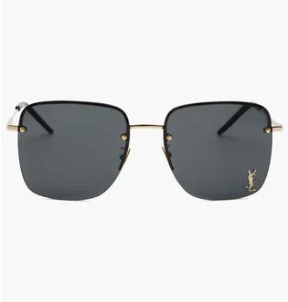 Сонцезахисні окуляри жіночі SAINT LAURENT Grey/Gold SL-312M-013-58