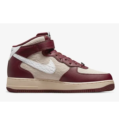 Кросівки чоловічі Nike Air Force 1 Mid Red/Beige Do7045-600
