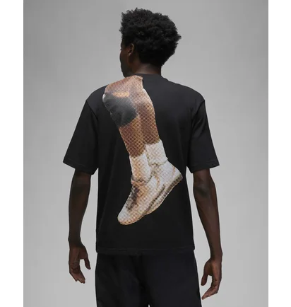 Футболка чоловіча Air Jordan Flight Heritage 85 T-Shirt Black FB7384-010