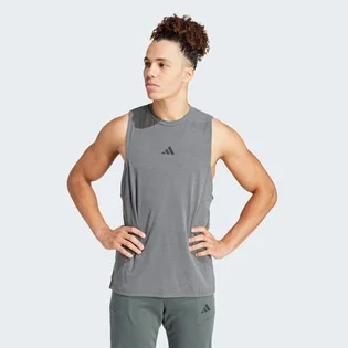 Майка чоловіча Adidas Designed For Training Workout Tank Top Grey IS3819