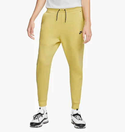 Штаны мужские Nike Sportswear Tech Fleece Yellow Cu4495-700