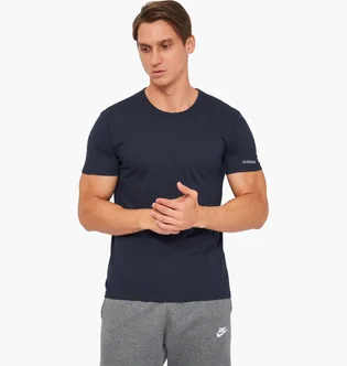 Футболка чоловіча Kappa Mezza Manica Girocollo Blue K1305-BLUNAVY