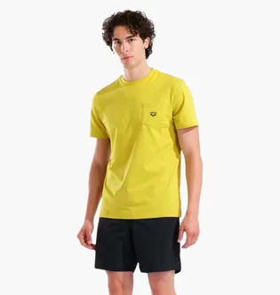 Футболка чоловіча Arena Pocket Logo Yellow 010996-300