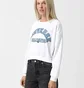 Свитшот женский Converse Retro Chuck Heritage Crew Light Rgh White 10026777-102