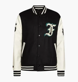Бомбер чоловічий FUBU Tribal Collegе Black 6075134