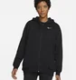 Толстовка жіноча Nike W Nsw Jrsy Os Fz Hoodie Black DM6415-010