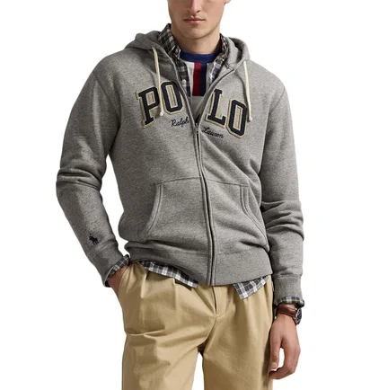 Толстовка мужская Polo Ralph Lauren Logo Fleece. Grey 710981151001