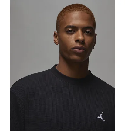 Лонгслив мужской Air Jordan Essentials Waffle Knit Top Black FD7461-010