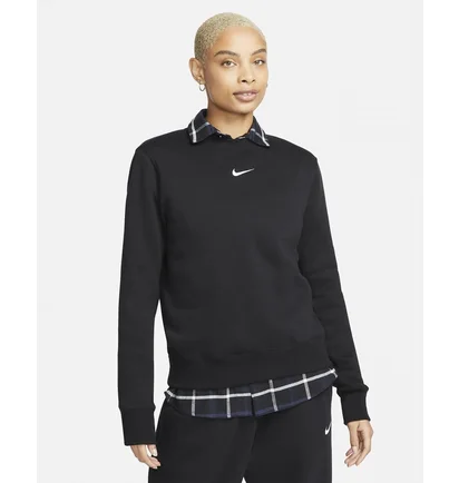 Світшот жіночий Nike Sportswear Phoenix Fleece Crewneck Sweatshirt Black Dq5751-010
