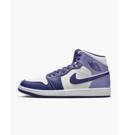 Кросівки чоловічі Air Jordan 1 Mid Shoes White/Violet DQ8426-515
