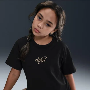 Футболка детская Nike SportswearOlder Kids (Girls) T-Shirt Black IF2109-010