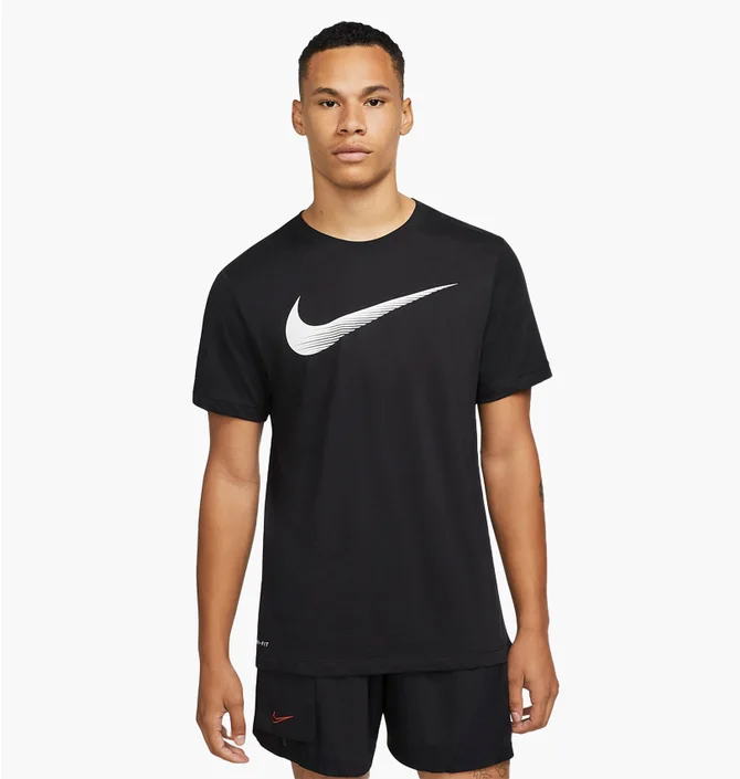 Футболка чоловіча Nike Dri-Fit Men’S Swoosh Training T-Shirt Black CZ9724-010