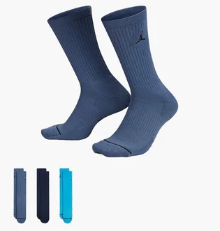 Носки унисекс Air Jordan Ed Cush Poly Crew Multi (3 пары) DX9632-907