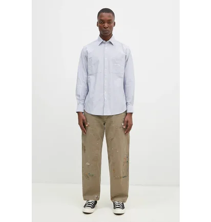 Сорочка чоловіча No Problemo Oxford Stripe Ls Light Blue NP401021201