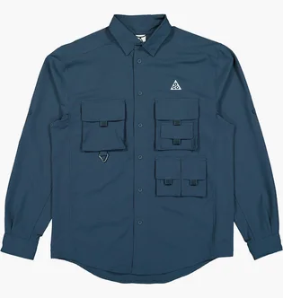 Сорочка чоловіча Nike Acg Dri-Fit Uv Devastation Trail Shirt Blue DN3936-437