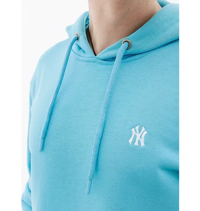 Худи мужское 47 Brand New York Yankees Base Runner Light Blue 580764VD-FS
