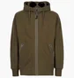 Толстовка мужская C.P. Company Diagonal Raised Fleece Goggle Green 18CMSS028A-005086W