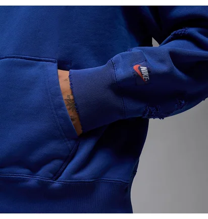 Худи мужское Air Jordan Rare Air Fleece Pullover Hoodie Blue/White IB3003-485