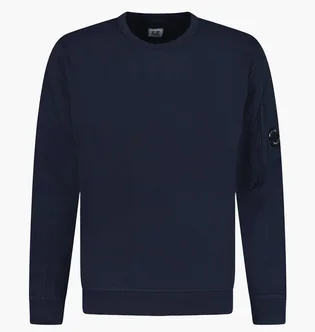 Свитшот мужской C.P. Company Light Fleece Crewneck Lens Blue RCCMSS711A-002246G