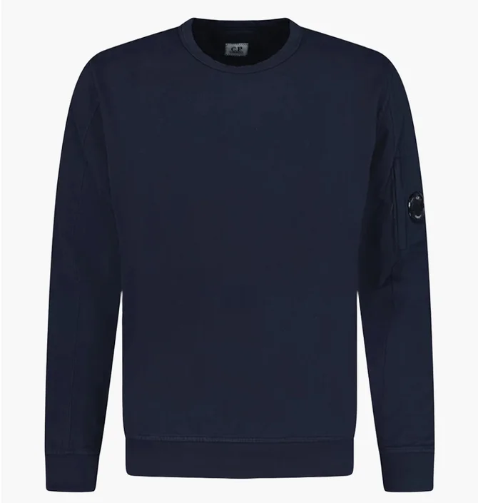 Свитшот мужской C.P. Company Light Fleece Crewneck Lens Blue RCCMSS711A-002246G