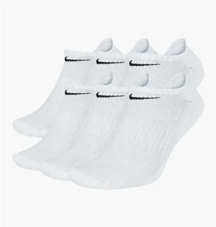Носки унисекс Nike Everyday Lightweight White (6 пар) SX7679-100