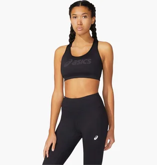 Топ женский Asics Core Asics Logo Bra Black 2012C573-001