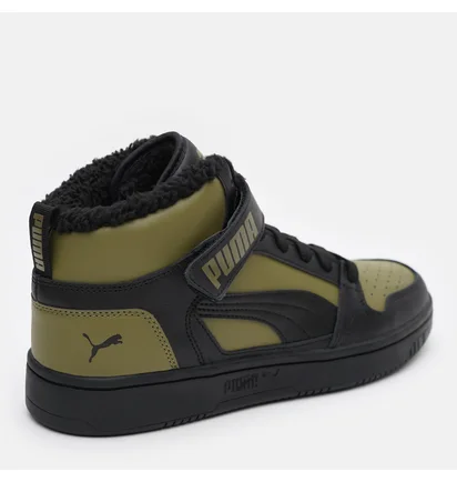 Черевики чоловічі Puma Rebound Mid Strap Wtr Black/Green 38637602