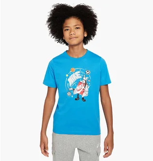 Футболка дитяча Nike Shirt K Nsw Tee Boxy Light Blue FN9614-435