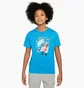 Футболка детская Nike Shirt K Nsw Tee Boxy Light Blue FN9614-435