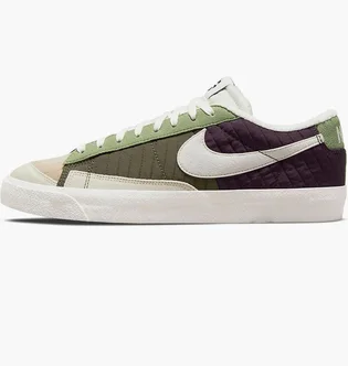 Кроссовки мужские Nike Blazer Lowtoasty Green/Violet DD8026-500