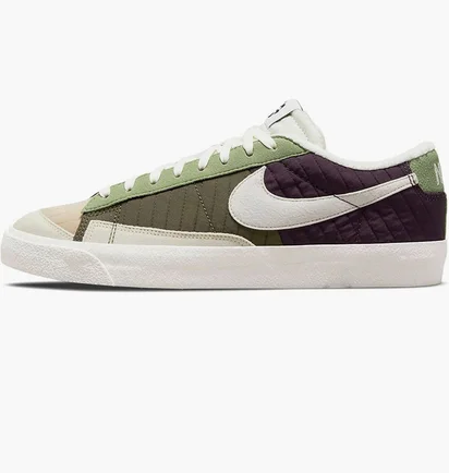 Кроссовки мужские Nike Blazer Lowtoasty Green/Violet DD8026-500