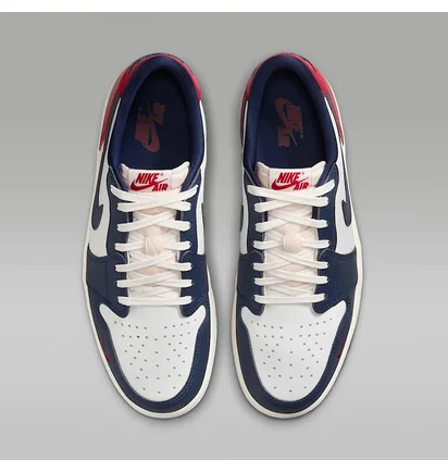 Кроссовки мужские Air Jordan 1 Retro Low Og Howard University White/Blue HQ2993-100
