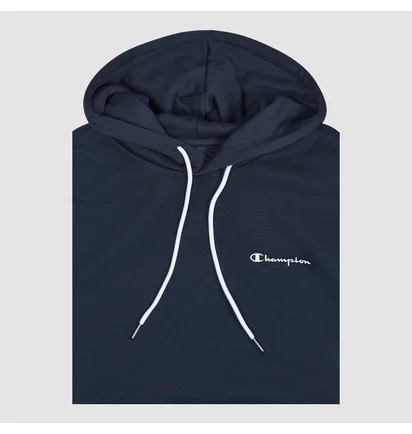 Худи мужское Champion Hooded Sweatshirt Sky Captain Blue 218287