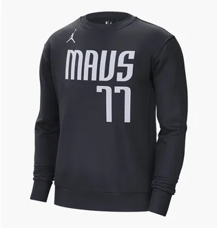 Лонгслив мужской Nike Nba Dallas Mavericks Courtside Statement Edition Black DN9820-426