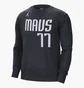 Лонгслів чоловічий Nike Nba Dallas Mavericks Courtside Statement Edition Black DN9820-426