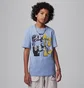 Футболка детская Air Jordan Retro Spec Big  Graphic Light Blue 95C978-B18