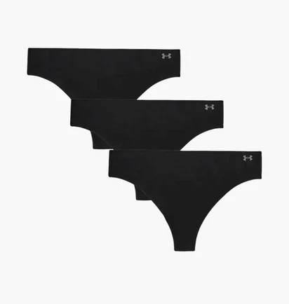 Трусики женские Under Armour Pure (3 шт) Black 1383893-001